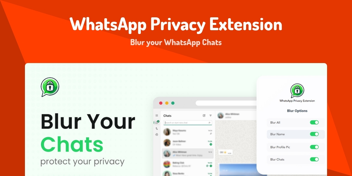 WhatsApp Privacy Extension Blur Your WhatsApp Chats Made With Svelte Whatsapp privacy extension blur your whatsapp chats made with svelte